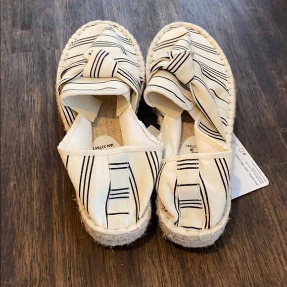 NWT Boho Striped Espadrille Flats Size 8 - Picture 3 of 3